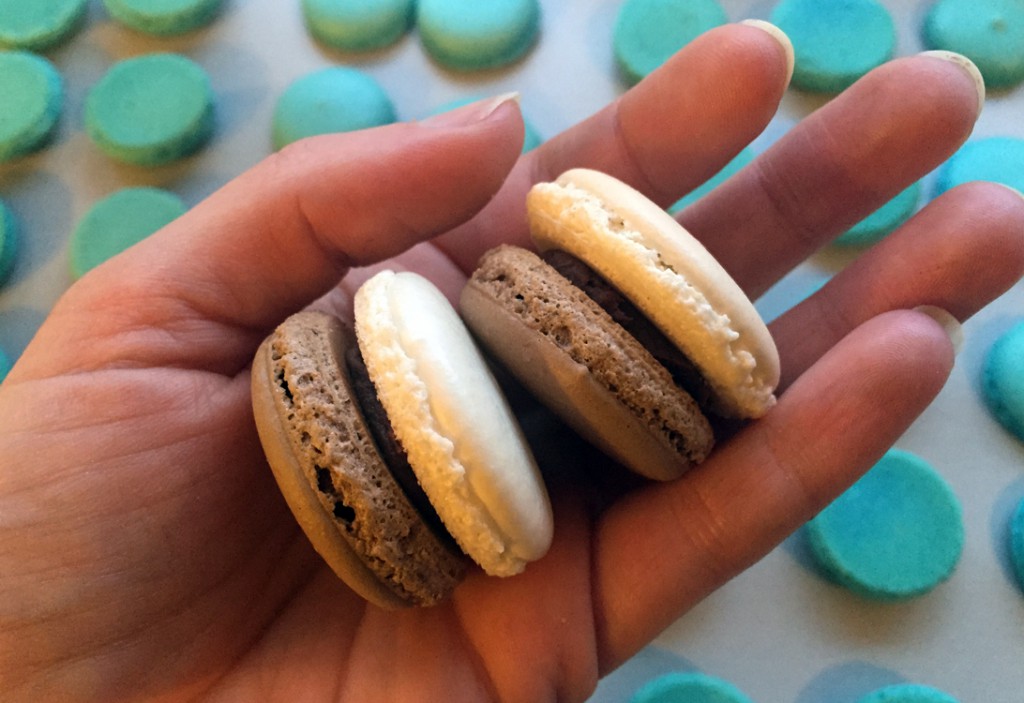 Two Colored Macarons